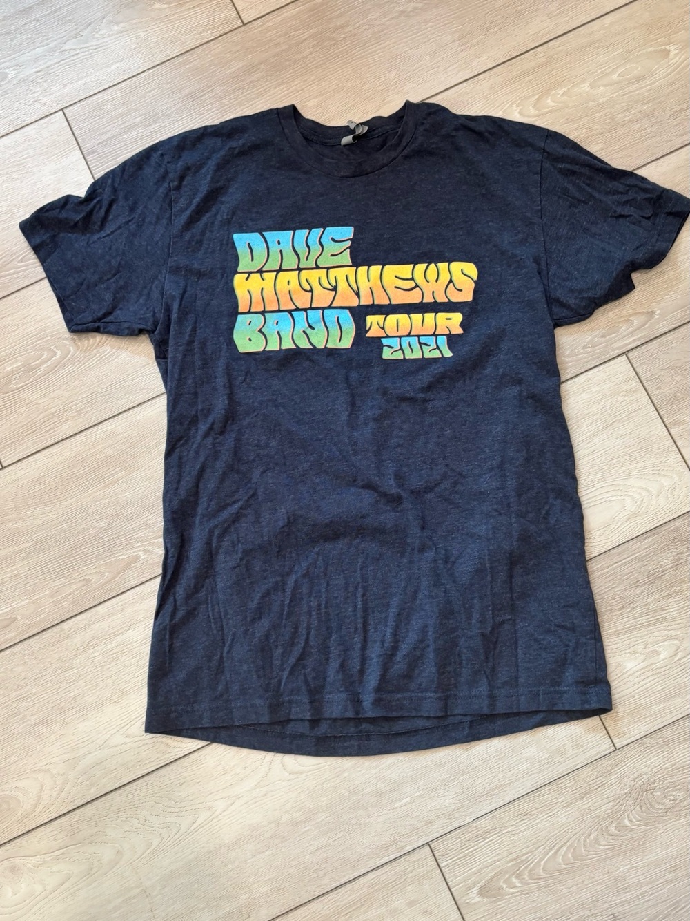 Dave Matthews Band Tour 2021 Navy Graphic Tee Medium